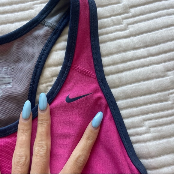 Nike Neon Pink Running Tank - Picture 3 of 6